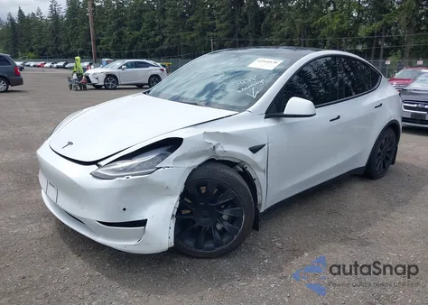 2022 Tesla Model Y Long Range Dual Motor All-Wheel Drive из США, поврежденный, VIN 7SAYGDEE9NF494901